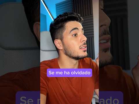 تعلم اللغة الاسبانية مع ياسين اكاديمي | se me ha oovidado