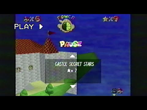 Super Mario 64 - How To Get On The Castle Roof (Without 120 Stars) [VHS]