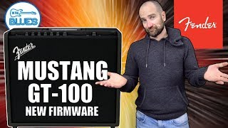 Video thumbnail for Fender Mustang GT-100 Amplifier Review (Firmware 2.0.25) Is it Fixed? by intheblues