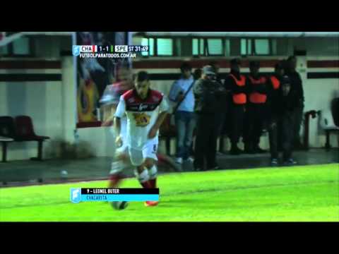 Gol de Buter. Chacarita 1 - Sp. Estudiantes 1. Fecha 21. B Nacional 2015. FPT.