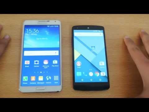 Android 5.0 Lollipop: Samsung Galaxy Note 3 vs Nexus 5 Benchmark Test HD