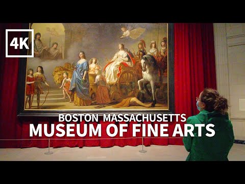 [4K] BOSTON TRAVEL - Walking Tour Museum of Fine Arts, Boston, Massachusetts, USA, Travel - 4K UHD