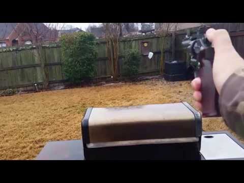 Test firing the Crosman Z357 Ztorm