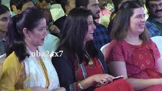 Actor Sarath Kumar Daughters Varalaxmi, Pooja & Rayanne Hardy attended ASK App launch | nba 24x7 video