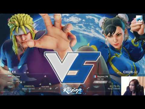Kayane Session Online Street Fighter V combat contre les viewers !