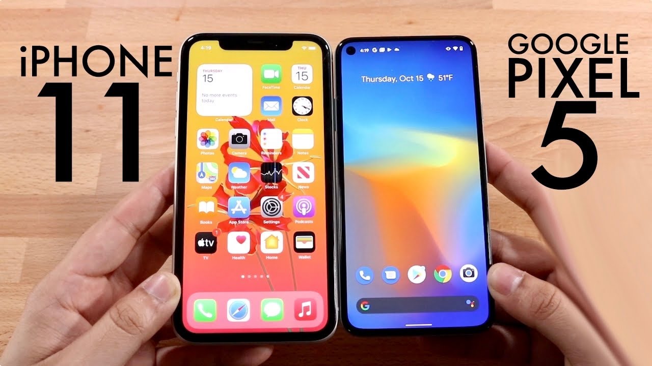 Google Pixel 5 Vs iPhone 11 Comparison! (Comparison) (Review)