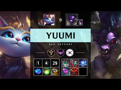 Yuumi Support vs Alistar - KR Master Patch 25.09