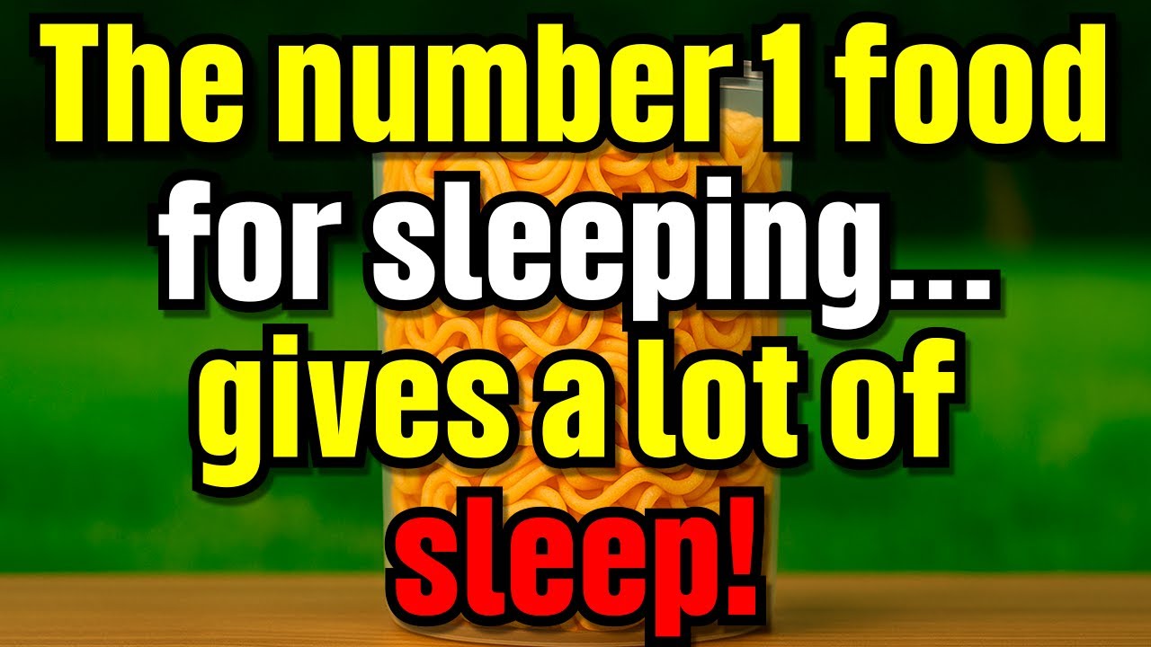 7 FOODS to SLEEP LIKE NEVER BEFORE (How to Eat Them)