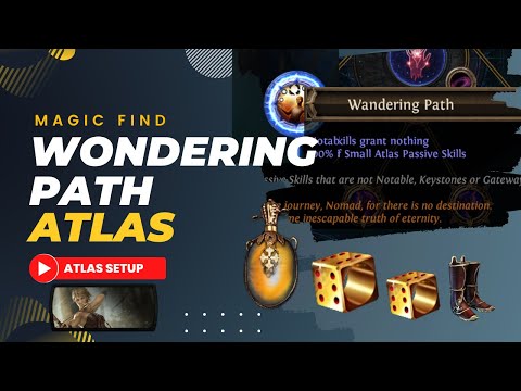 Why WANDERING PATH is the best Magic Find Strategy - Tornado Shot MF [POE 3.22 Ancestor]