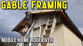 Framing the Gable Ends of a Mobile Home Roof