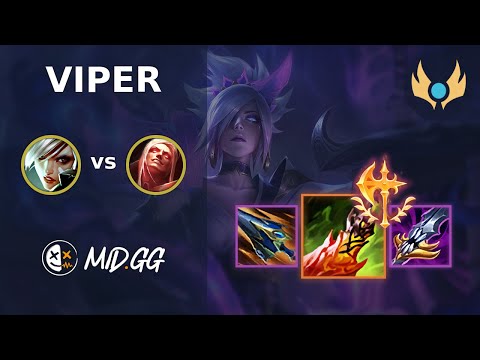 MID.GG: [ Viper ] Riven MID vs Vladimir | NA CHALLENGER | LOL Season 2025