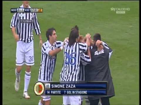 modena vs ascoli 1-1 simone zaza