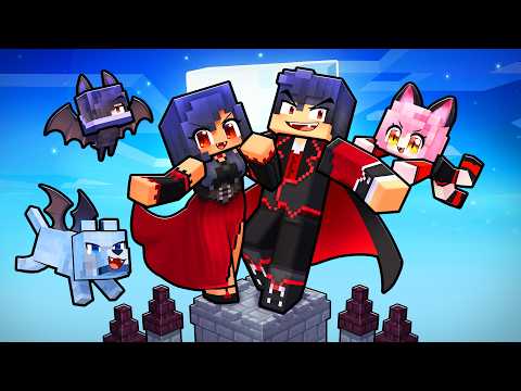 Playing as a VAMPIRE FAMILY on ONE BLOCK!