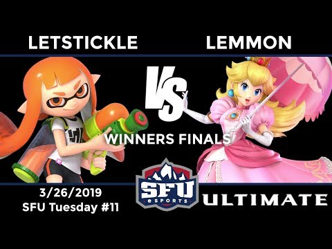 SFU Ultimate #11: Winners Finals - LetsTickle (Inkling) vs Lemmon (Peach)