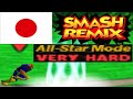 Smash Remix All Star Mode Gameplay With NTSC J Captain Falcon VERY HARD