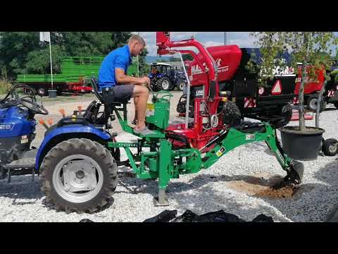 Podkop za kompaktné traktory - vynikajúci pomocník.