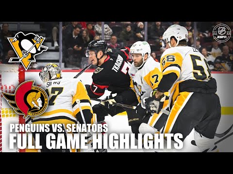 Pittsburgh Penguins vs. Ottawa Senators | Full Game Highlights | ESPN NHL