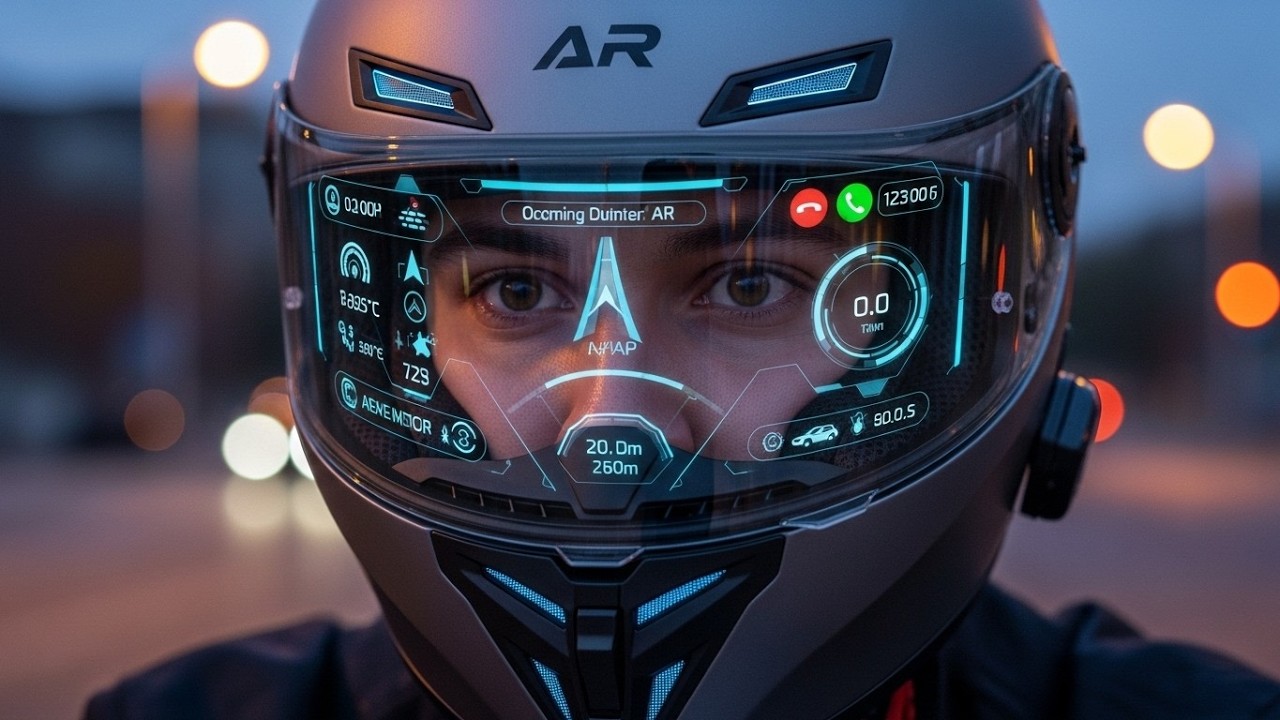 The Future of Riding: Smart Helmets with AR Technology
