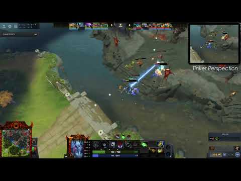 Faerie Fire save the day l Support Vs Tinker l Dota 2 First Blood