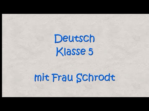 Deutsch Thema: 5 Schritt Lesemethode
