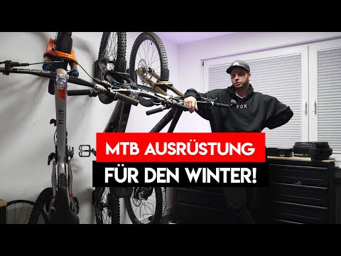 Mountain biking gear for winter! | E-bike tour through the mud