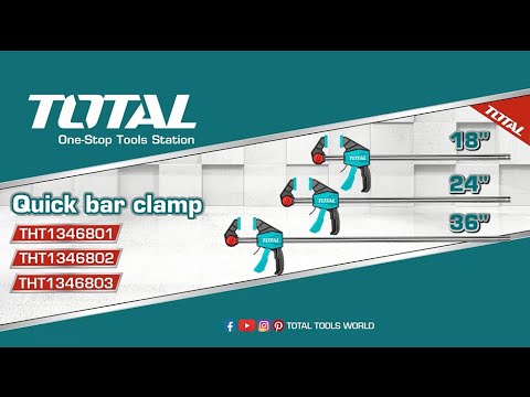 Features & Uses of Total Quick Bar/F Clamp 80 x 450mm