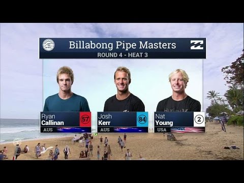 Callinan vs. Kerr vs. Young - Round Four, Heat 3 - 2016 Billabong Pipe Masters