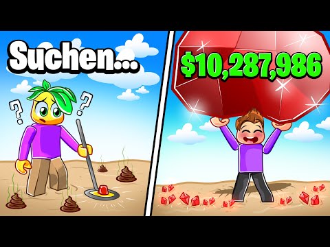 Finde die SELTENSTEN SCHÄTZE in Roblox Wüsten Detektoren...