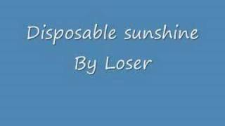 Disposable sunshine