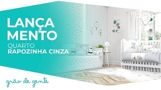 Quarto de Bebê Raposinha Cinza - Grão de Gente