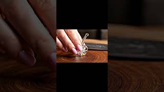 宝石入りのガラスをカット glass cutting Filled with Gems #glasscutting #glassfruit #asmr #shorts #ai #jewelry