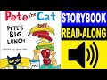 Pete The Cat Pete S Big Lunch Story English Story For Kids Bedtime Children Story