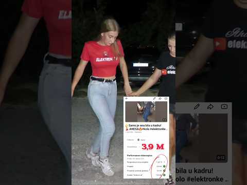 💥Evo urnebesa jer igra ANESA💃🏻 #dance #kolo #balkan #elektronke