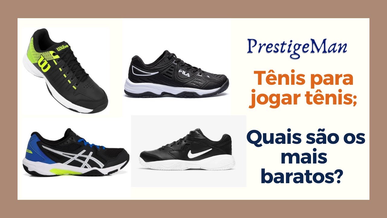 Watch Now Tênis para jogar Tênis: modelos mais baratos Tênis para jogar Tênis: modelos mais baratos