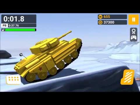 Unlock Racer - Snow Rush Tank in under 55 Seconds - MMX Hill Dash / Climb Racing