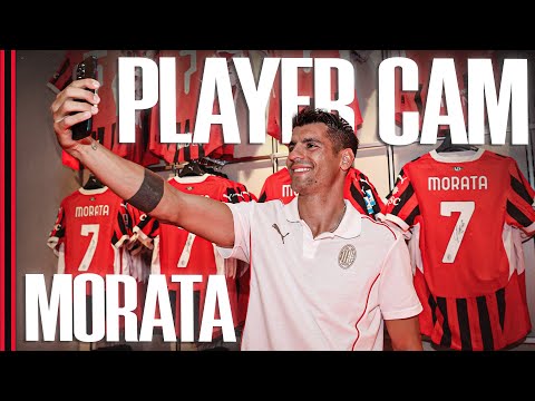 Player Cam: Àlvaro Morata’s first taste of AC Milan | #DNACMilan