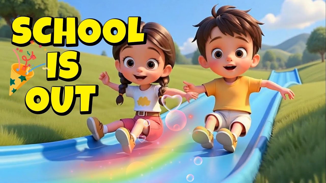 School is Out 🎵🏖️| Goodbye, School! Hello, Summer! 🌞| A Fun Song for Kids 🎶🎧🌈
