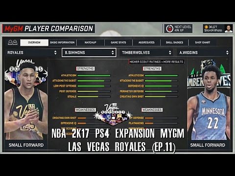 NBA 2K17 PS4 Las Vegas Expansion MYGM - BEN SIMMONS FOR ANDREW WIGGINS TRADE!??? (EP.11)
