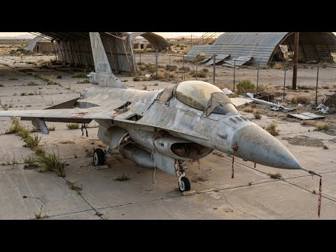 ASMR Fighter Jet Restoration: FULL Rebuild of an Abandoned 1978 F-16 Fighting Falcon