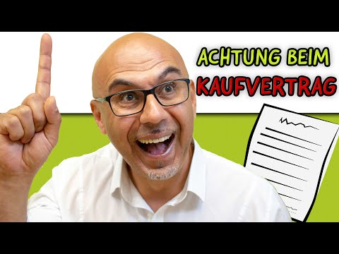 [Vorsicht] Kaufvertrag Immobilie - Worauf achten und verstehen | Der ImmoCoach 2020