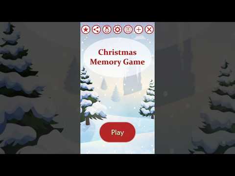 Christmas Memory Game Video