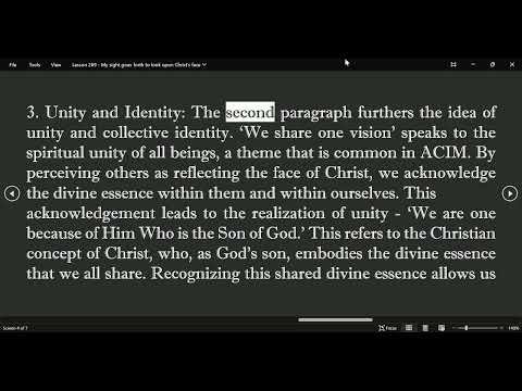 ChatGPT ACIM Lesson 269 - My sight goes forth to look upon Christ’s face