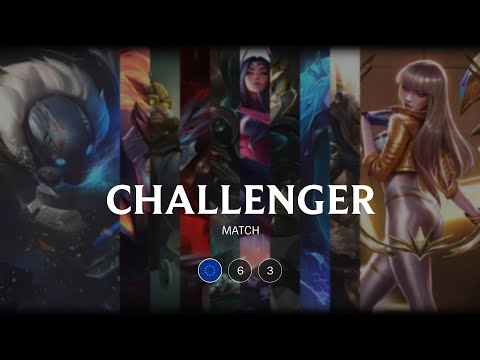 EUW Challenger match 63 - 6668 LP 88 kills