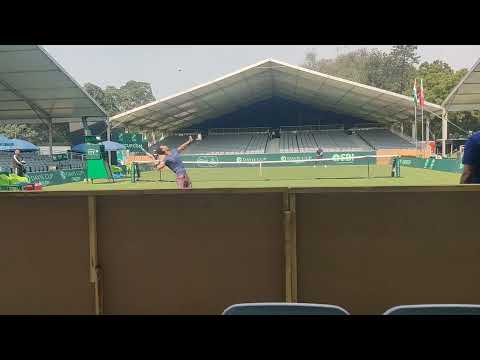 Yuki Bhambri and Ramkumar Ramanathan Practice - Davis Cup 2022 Delhi