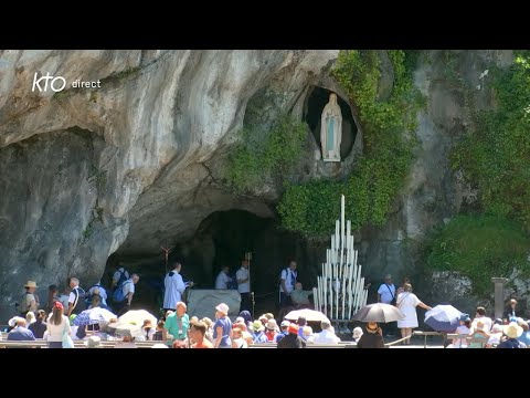 Chapelet du 14 juillet 2023 à Lourdes