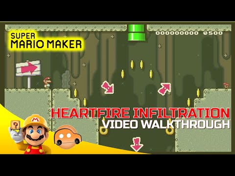 Heartfire Infiltration | Super Mario Maker Walkthrough