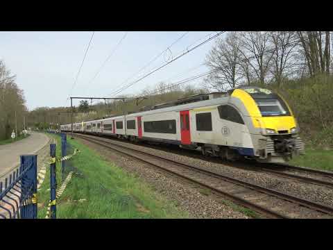 Treinen in Eerken/Trains à Archennes 6-4-2024