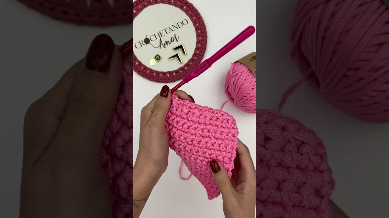 Tutorial Mini Carteira de Crochê - Professora Bianca Almeida