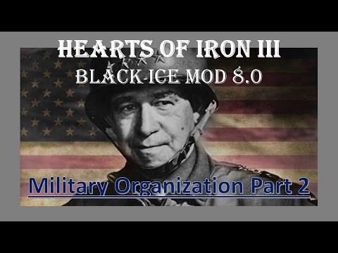 Hearts of Iron 3 Black Ice Mod Tutorial | Military Organization 2