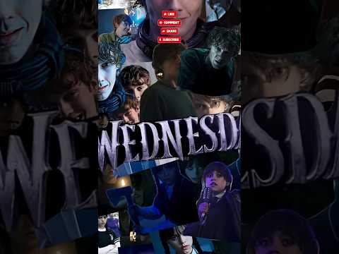 🖤💀⚔️Wednesday Addams x❤️‍🔥 Tyler Galpin #theatomiczphere #shorts #trend #edit #shortsfeed